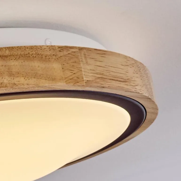 Plafonnier Corinto LED Écru, Noir, 1 lumière