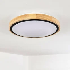 Plafonnier Corinto LED Écru, Noir, 1 lumière