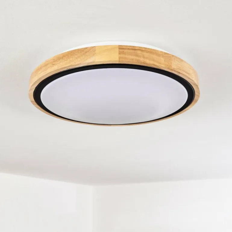 Plafonnier Corinto LED Écru, Noir, 1 lumière