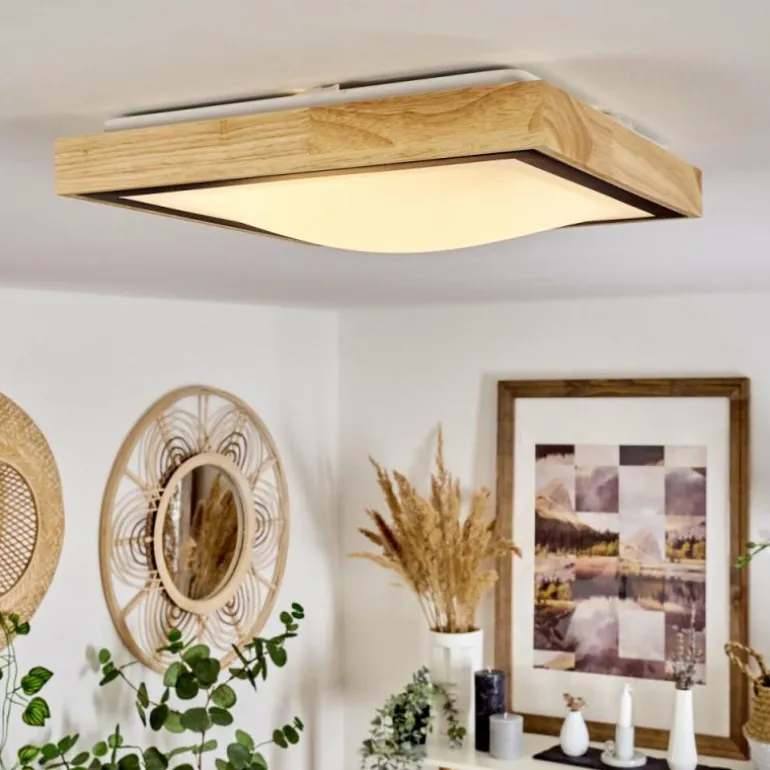 Plafonnier Corinto LED Écru, Noir, 1 lumière