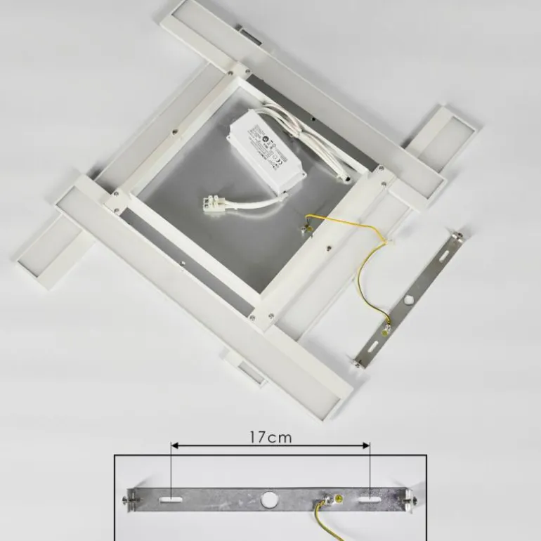 Plafonnier Cuchara LED Blanc, 1 lumière