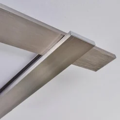 Plafonnier Cuchara LED Nickel mat, 1 lumière