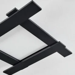 Plafonnier Cuchara LED Noir, 5 lumières