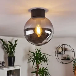 Plafonnier Cumuato Noir, 1 lumière
