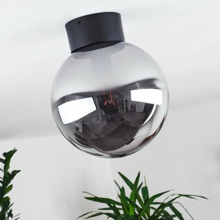 Plafonnier Cumuato Noir, 1 lumière