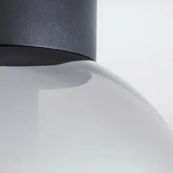 Plafonnier Cumuato Noir, 1 lumière