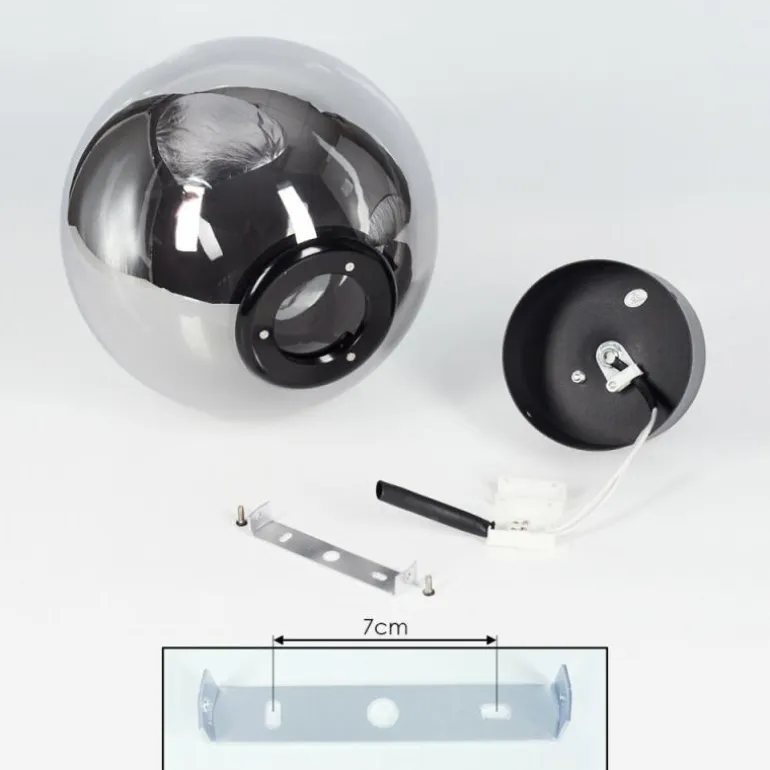 Plafonnier Cumuato Noir, 1 lumière