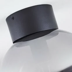 Plafonnier Cumuato Noir, 1 lumière