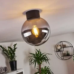 Plafonnier Cumuato Noir, 1 lumière