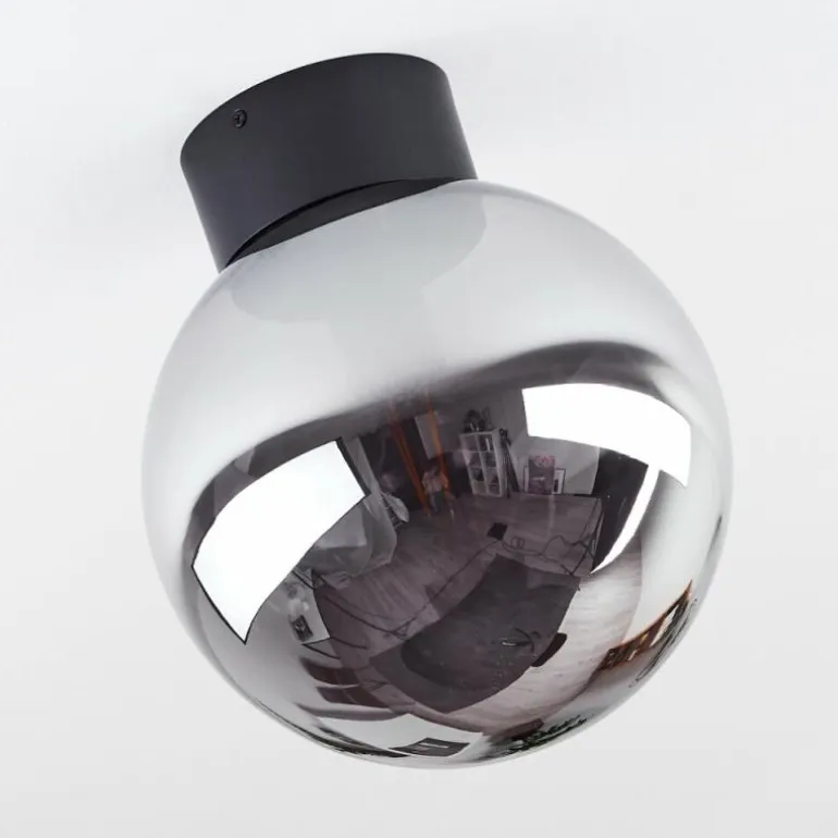 Plafonnier Cumuato Noir, 1 lumière