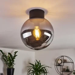 Plafonnier Cumuato Noir, 1 lumière