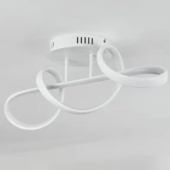 Plafonnier Dauntey LED Blanc, 1 lumière, Télécommandes