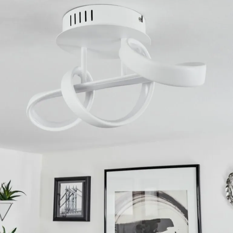 Plafonnier Dauntey LED Blanc, 1 lumière