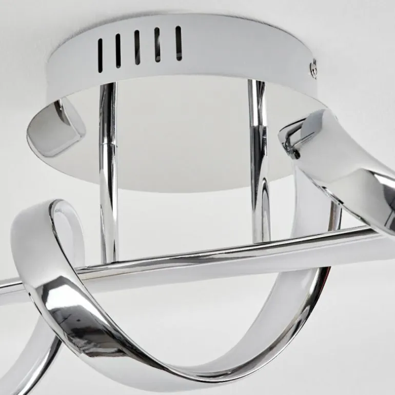 Plafonnier Dauntey LED Chrome, 1 lumière