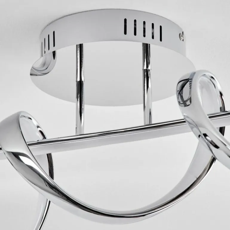 Plafonnier Dauntey LED Chrome, 1 lumière