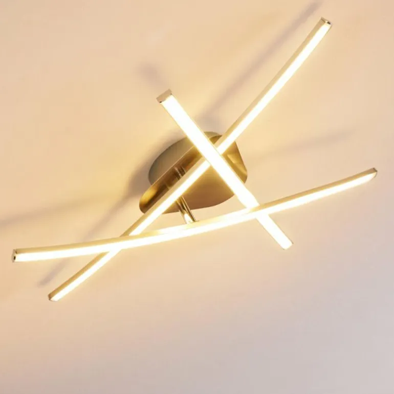 Plafonnier Deneb LED Nickel mat, 3 lumières
