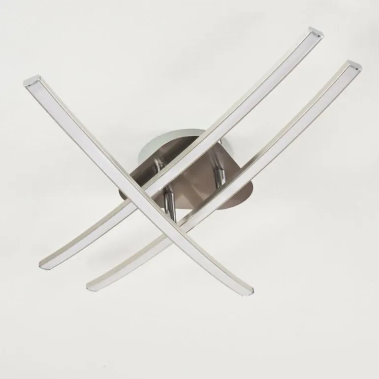 Plafonnier Deneb LED Nickel mat, 3 lumières