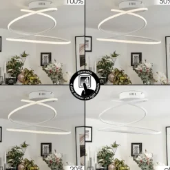 Plafonnier Donebas LED Blanc, 1 lumière