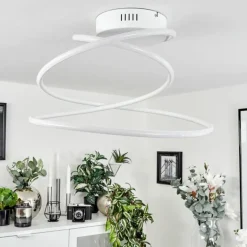 Plafonnier Donebas LED Blanc, 1 lumière
