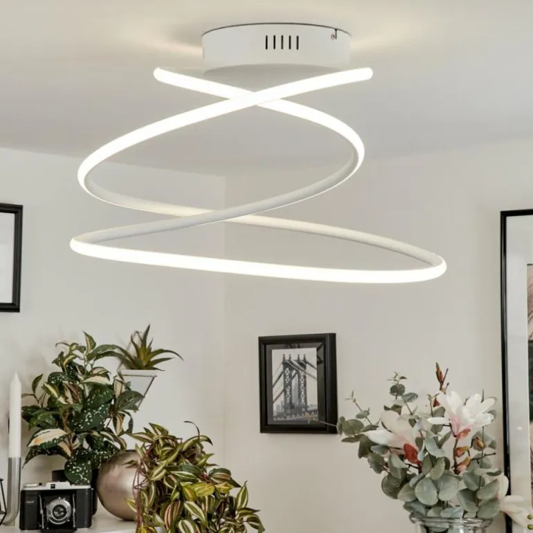 Plafonnier Donebas LED Blanc, 1 lumière