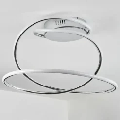 Plafonnier Donebas LED Chrome, 1 lumière