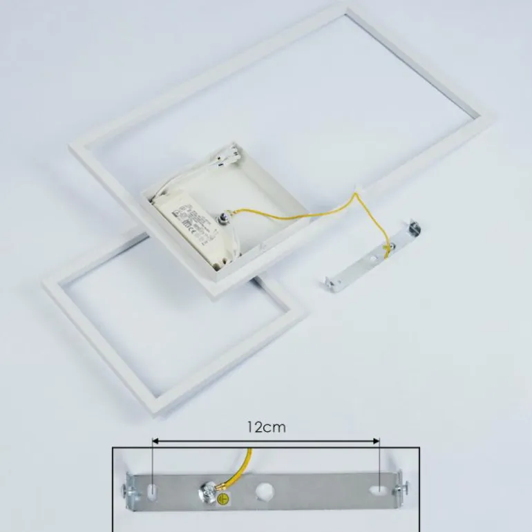 Plafonnier Doyon LED Blanc, 1 lumière