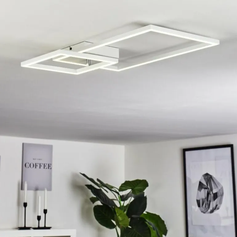 Plafonnier Doyon LED Blanc, 1 lumière