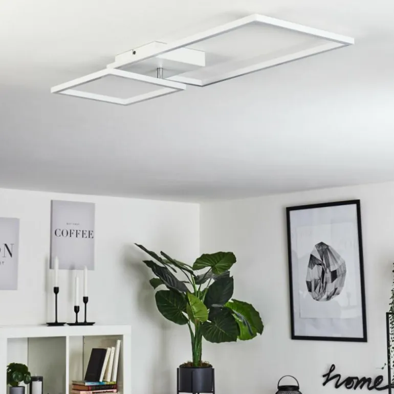 Plafonnier Doyon LED Blanc, 1 lumière