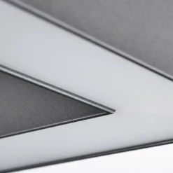 Plafonnier Dubuisson LED Anthracite, 1 lumière, Télécommandes