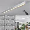 Plafonnier Dubuisson LED Aluminium, 1 lumière, Télécommandes