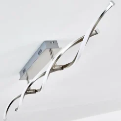 Plafonnier Dundas LED Acier inoxydable, 2 lumières