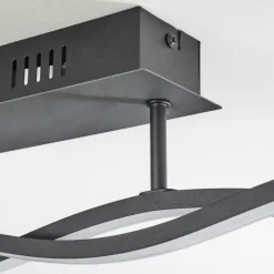 Plafonnier Eaglesham LED Noir, 1 lumière