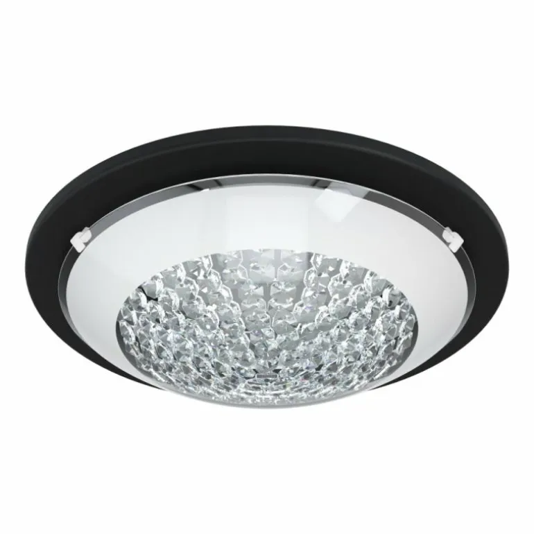 Plafonnier Eglo ACOLLA LED Noir, 1 lumière