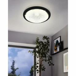 Plafonnier Eglo ACOLLA LED Noir, 1 lumière