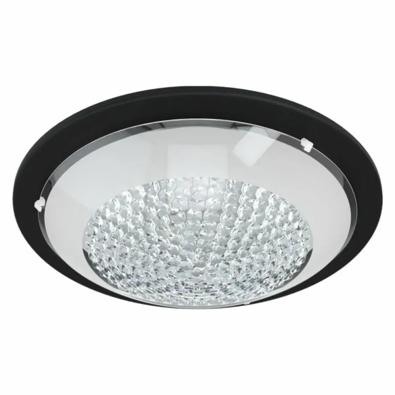 Plafonnier Eglo ACOLLA LED Noir, 1 lumière