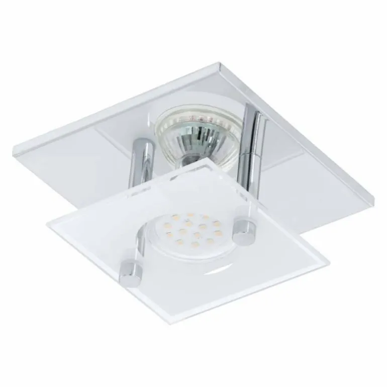 Plafonnier Eglo ARBORIO LED Chrome, 1 lumière