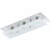 Plafonnier Eglo ARBORIO LED Chrome, 3 lumières