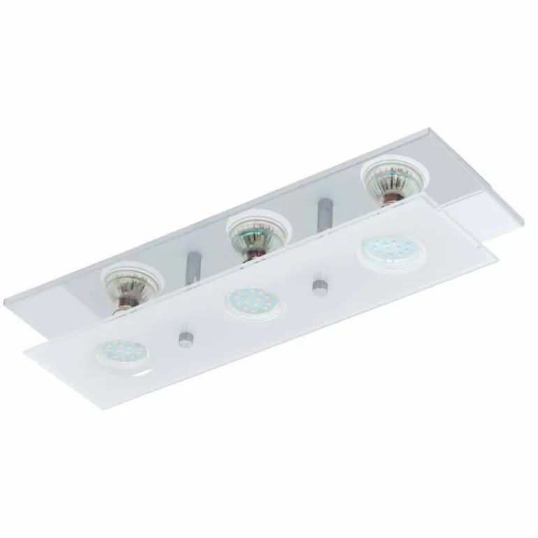 Plafonnier Eglo ARBORIO LED Chrome, 3 lumières