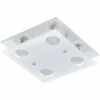 Plafonnier Eglo ARBORIO LED Chrome, 4 lumières