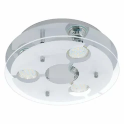 Plafonnier Eglo CABI LED Chrome, 3 lumières