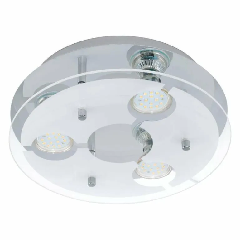 Plafonnier Eglo CABI LED Chrome, 3 lumières