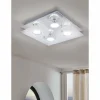 Plafonnier Eglo CABI LED Chrome, 4 lumières