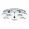 Plafonnier Eglo CABO Chrome, 5 lumières