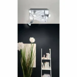 Plafonnier Eglo CABO LED Chrome, 4 lumières