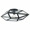 Plafonnier EGLO CASEFABRE Noir, 1 lumière