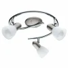 Plafonnier Eglo DAKAR LED Chrome, Nickel mat, 3 lumières
