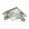 Plafonnier Eglo DIRUS LED Nickel mat, 4 lumières