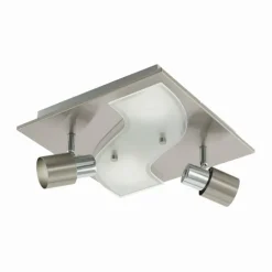 Plafonnier Eglo DIRUS LED Nickel mat, 4 lumières