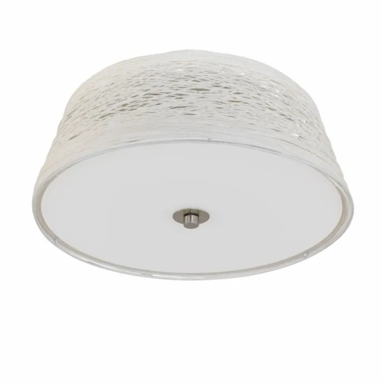 Plafonnier Eglo DONADO Blanc, 2 lumières