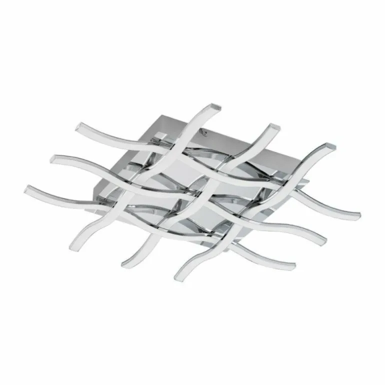 Plafonnier Eglo LASANA 1 LED Chrome, 1 lumière